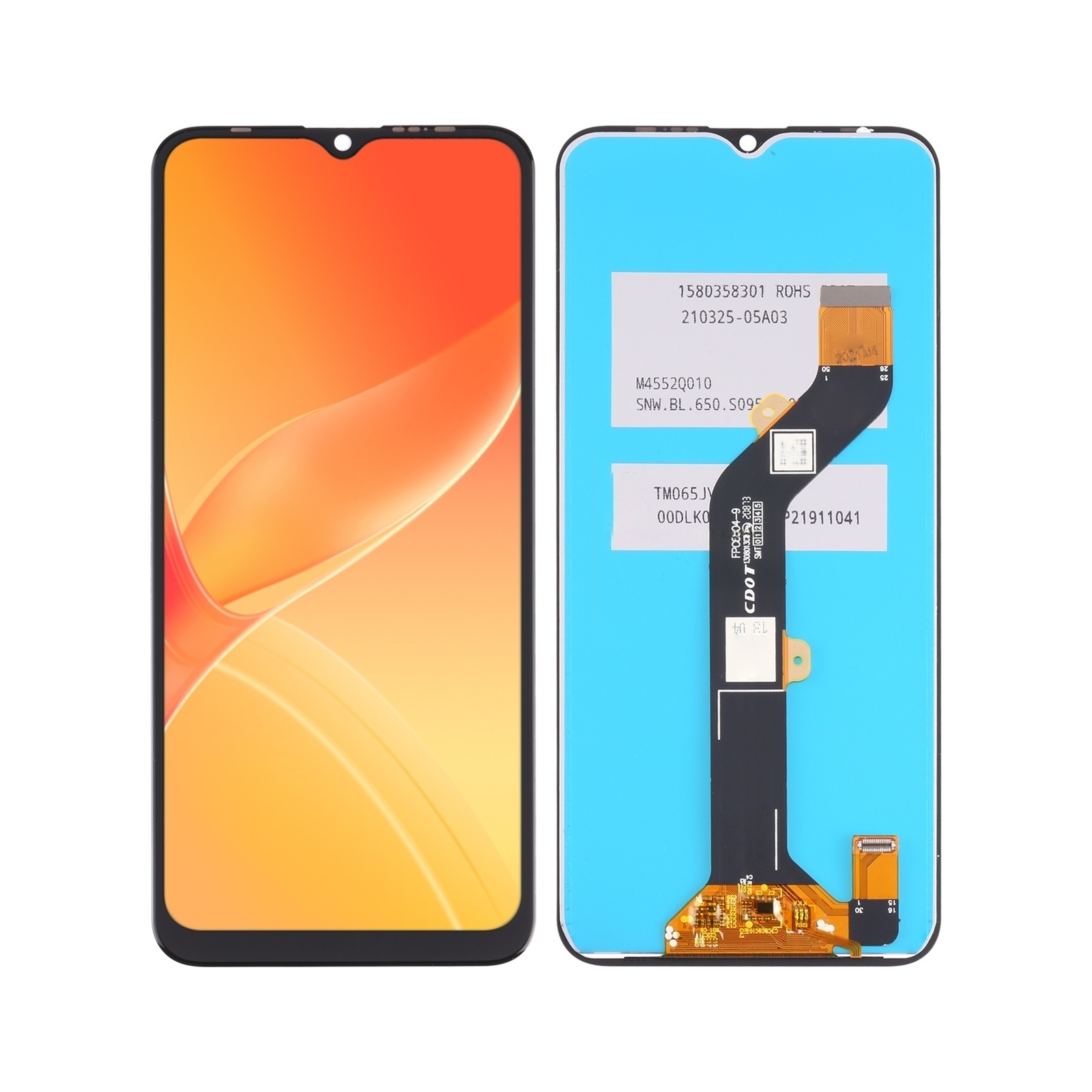 TFT LCD Screen For Itel P37 with Digitizer Full Assembly