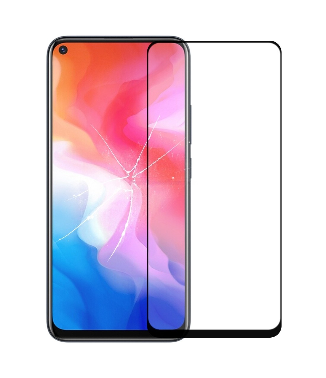 For vivo Y50 / Y70 / Y70S Front Screen Outer Glass Lens with OCA Optically Clear Adhesive