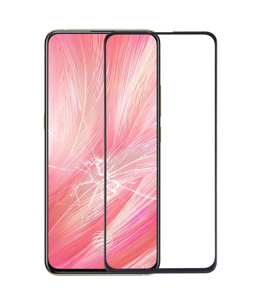 For vivo X27 / S1 Pro Front Screen Outer Glass Lens with OCA Optically Clear Adhesive