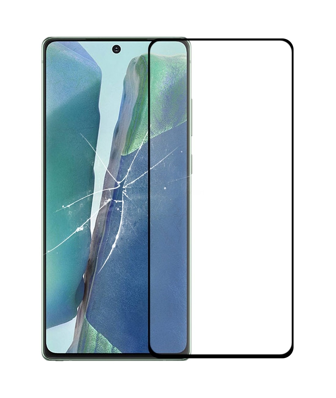 For Samsung Galaxy Note20 Front Screen Outer Glass Lens with OCA Optically Clear Adhesive