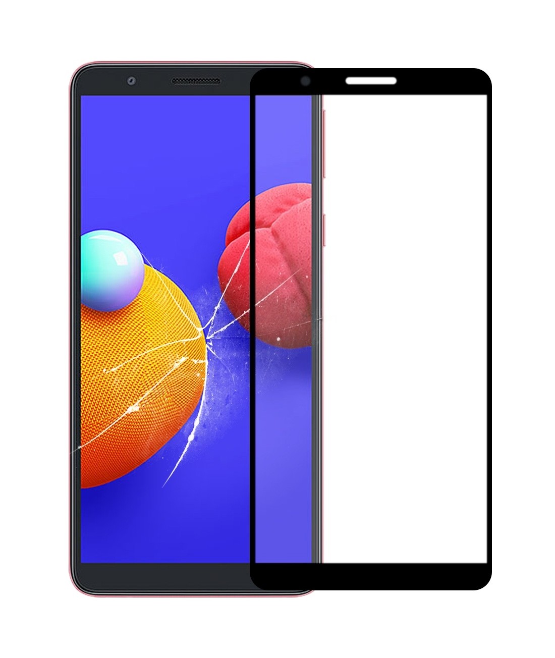 For Samsung Galaxy A01 Core / A013 Front Screen Outer Glass Lens with OCA Optically Clear Adhesive