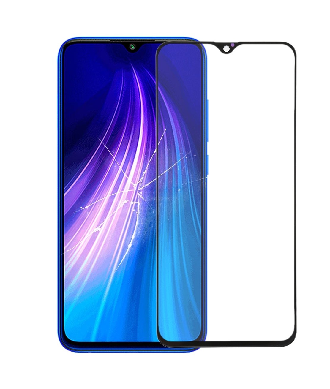 Front Screen Outer Glass Lens with OCA Optically Clear Adhesive for Xiaomi Redmi Note 8