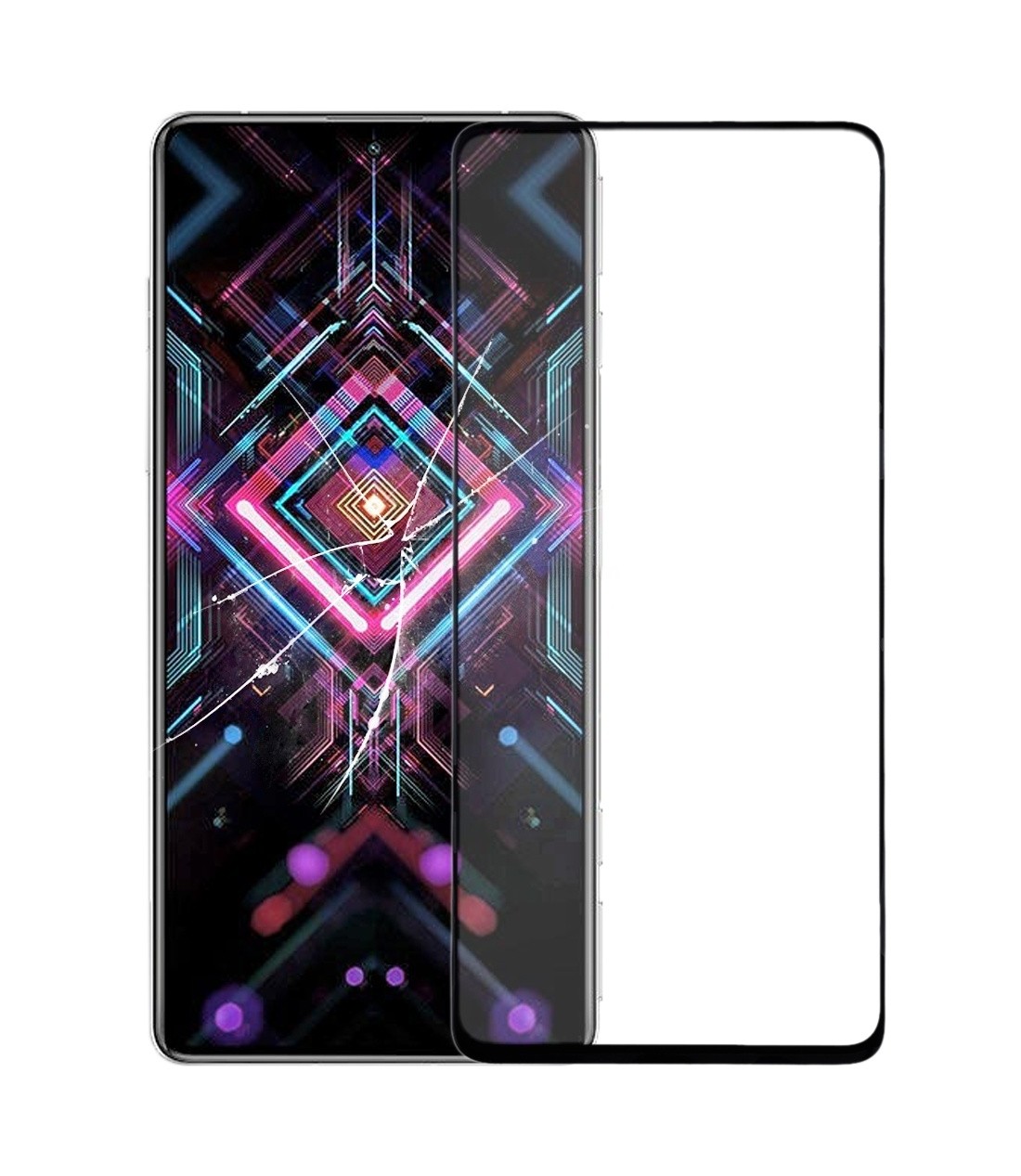 Front Screen Outer Glass Lens with OCA Optically Clear Adhesive for Xiaomi Redmi K40 Gaming