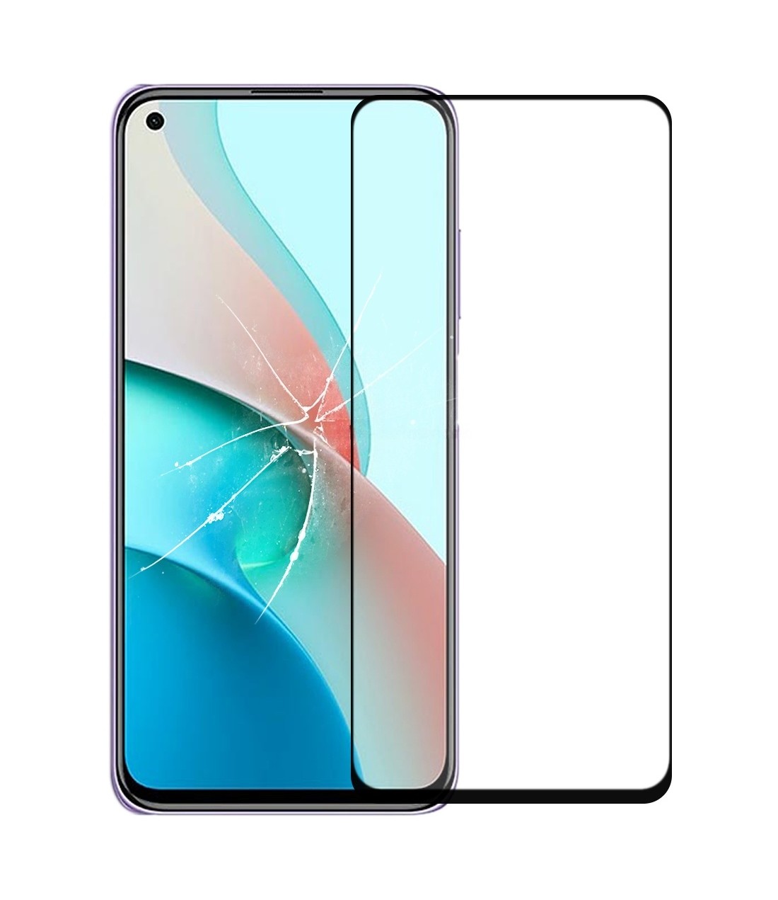 Front Screen Outer Glass Lens with OCA Optically Clear Adhesive for Xiaomi Redmi Note 9 5G