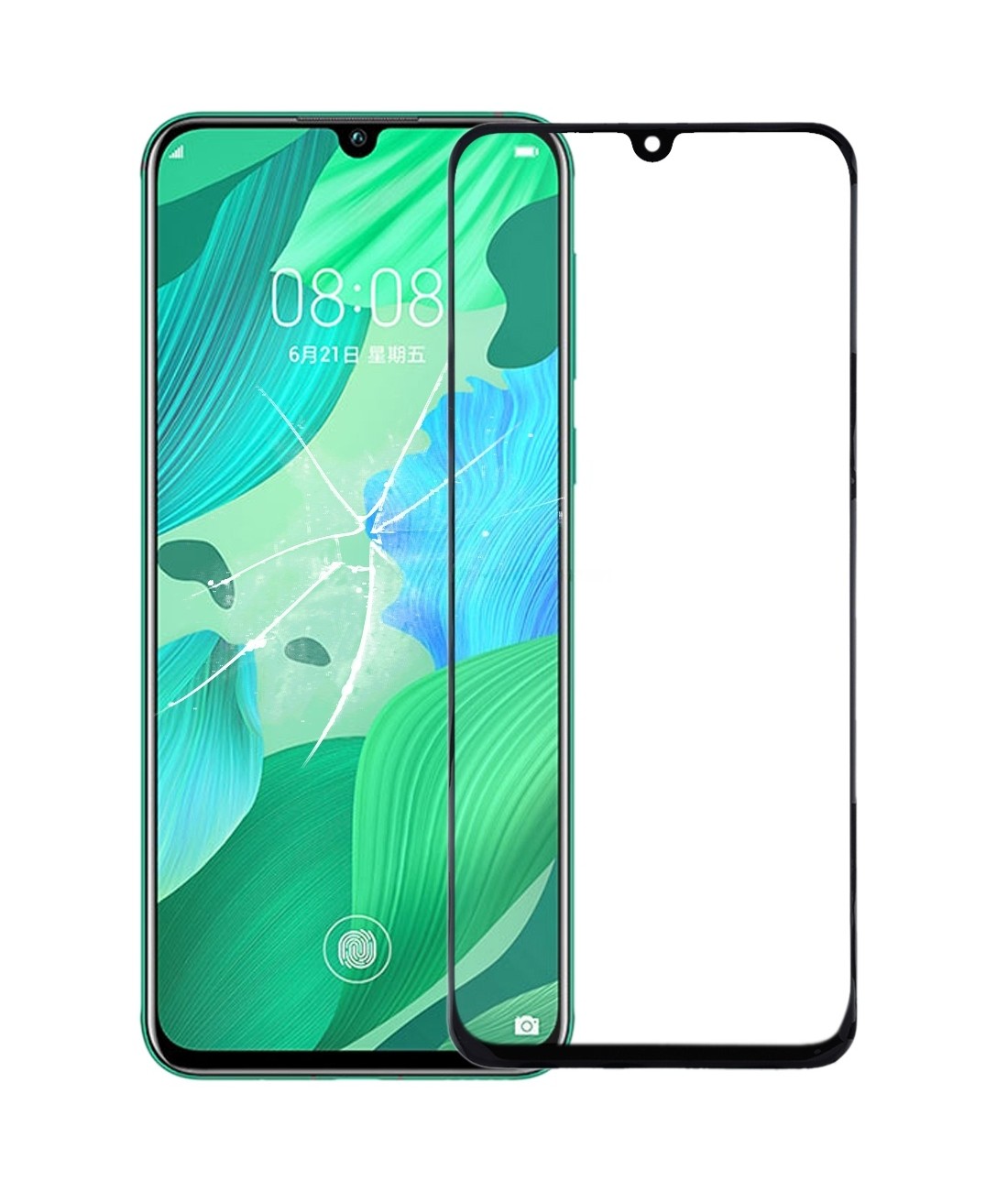 For Huawei Nova 5 / Nova 5 Pro Front Screen Outer Glass Lens with OCA Optically Clear Adhesive