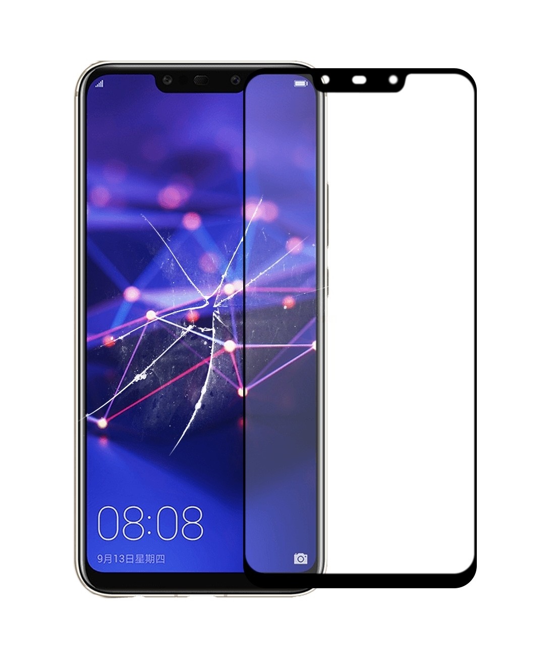 For Huawei Maimang 7 Front Screen Outer Glass Lens with OCA Optically Clear Adhesive