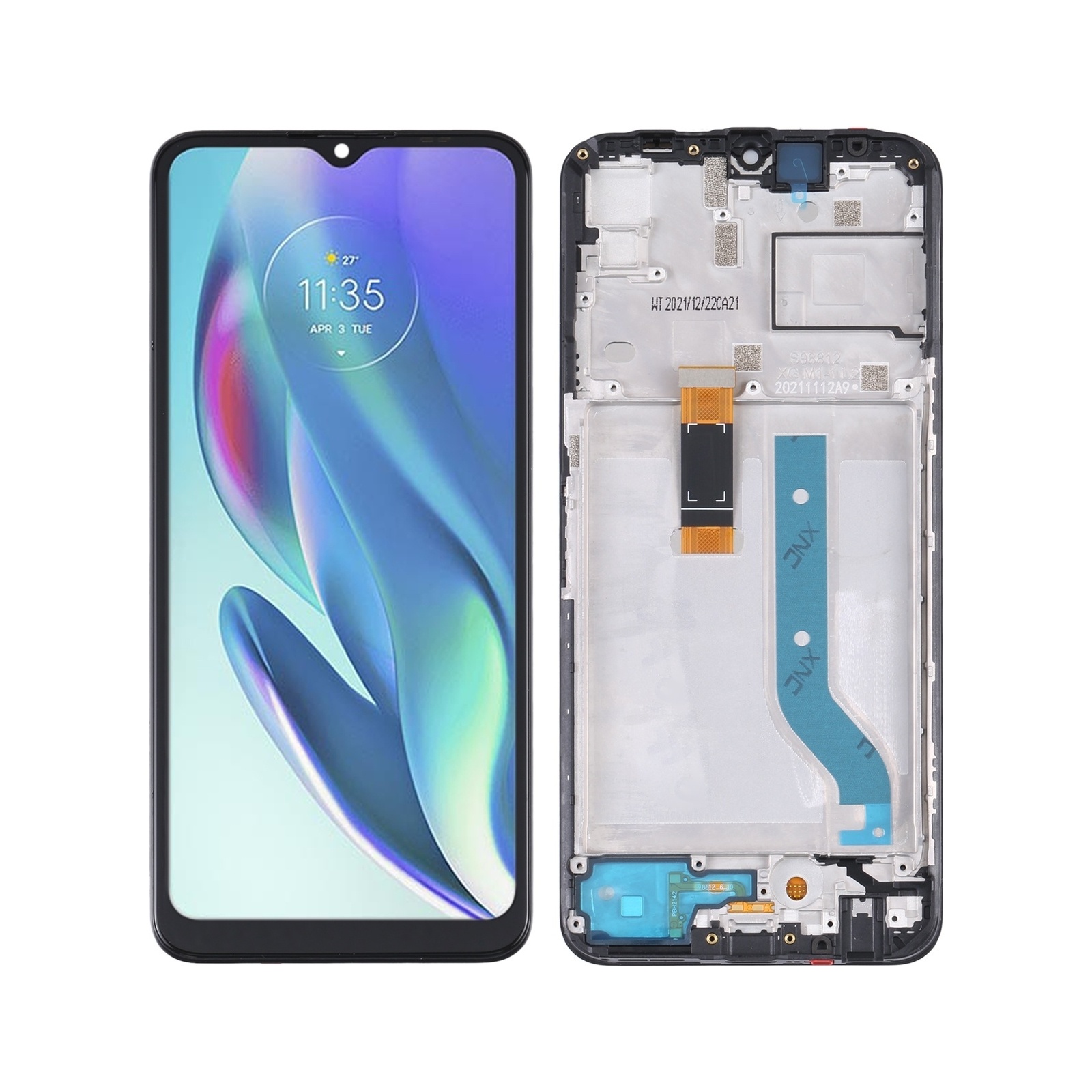 TFT LCD Screen for Motorola Moto G50 5G Digitizer Full Assembly with Frame