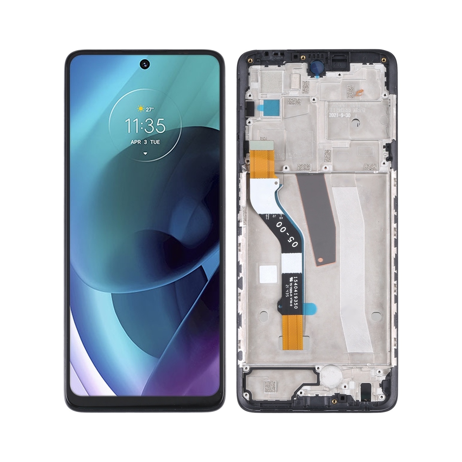 TFT LCD Screen for Motorola Moto G51 5G Digitizer Full Assembly with Frame