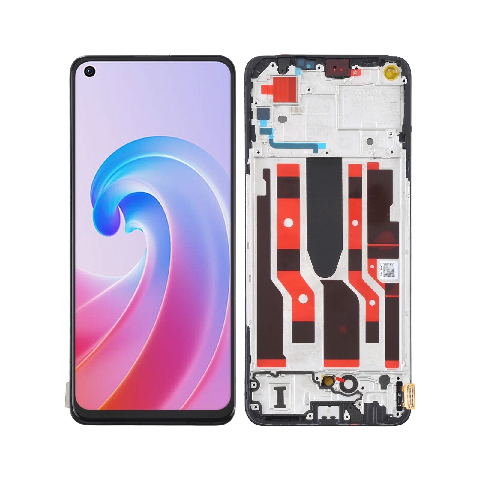 Original LCD Screen For OPPO A96 China with Digitizer Full Assembly with Frame