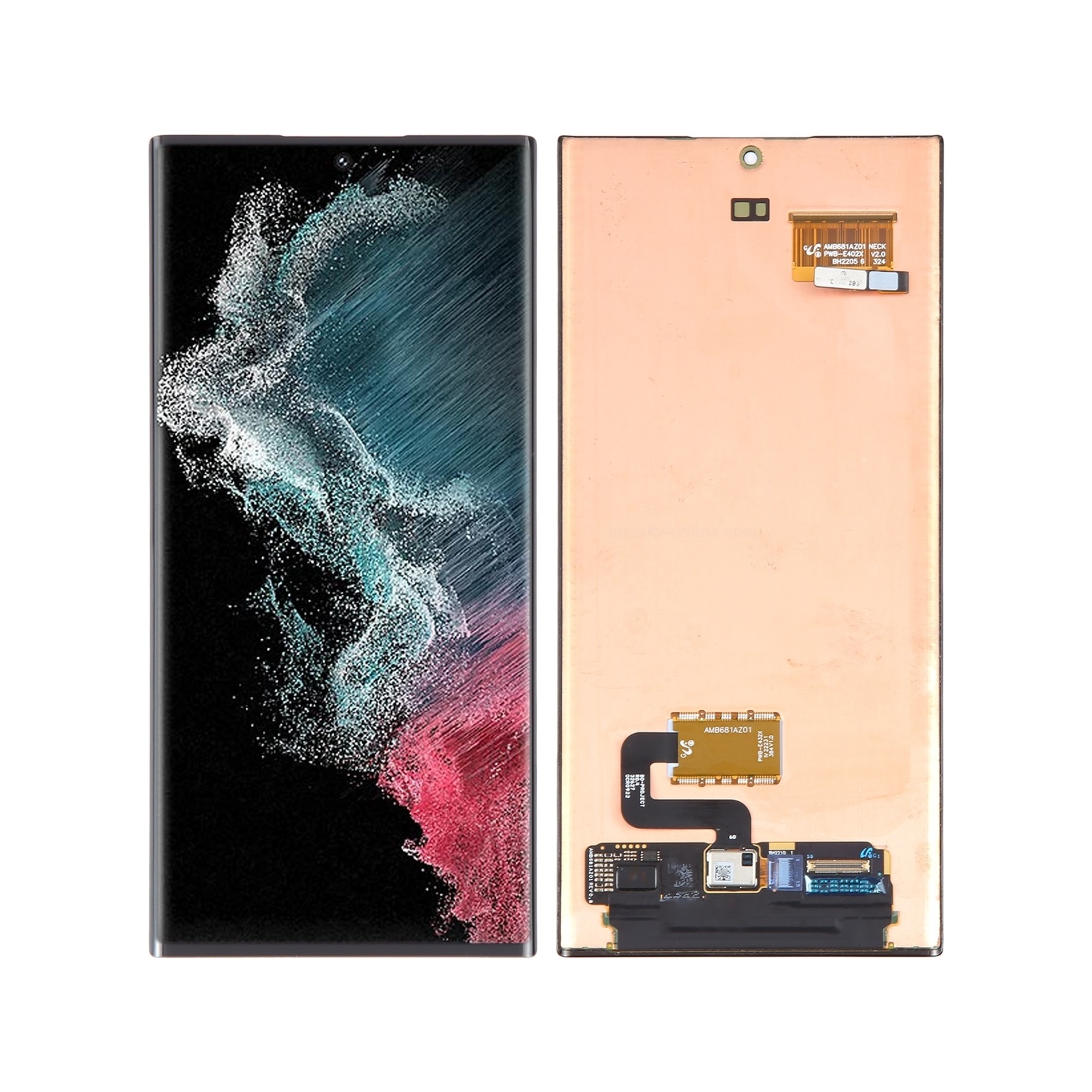 Original Super AMOLED LCD Screen For Samsung Galaxy S22 Ultra 5G SM-S908B with Digitizer Full Assembly
