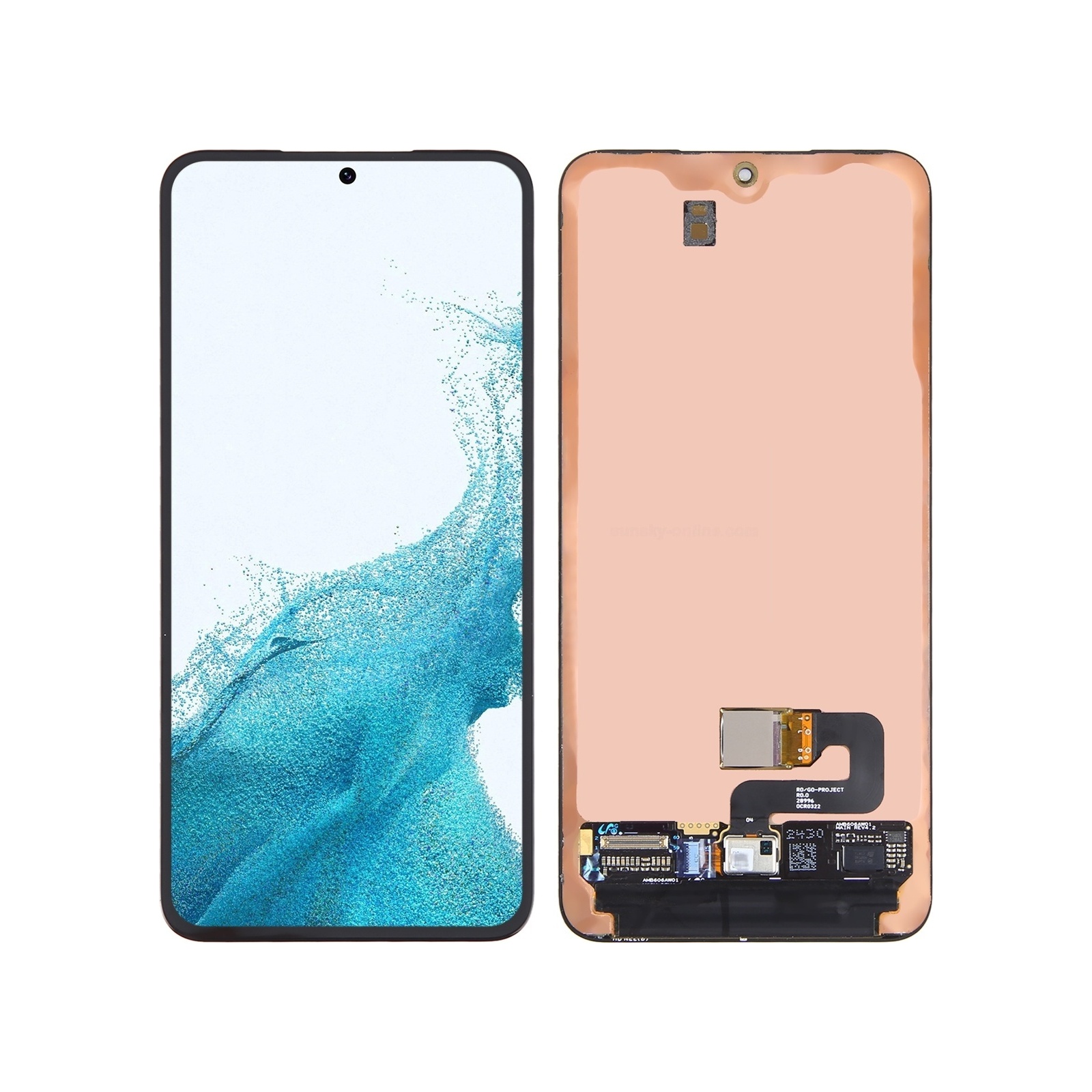 Original Super AMOLED LCD Screen For Samsung Galaxy S22 5G SM-S901B with Digitizer Full Assembly