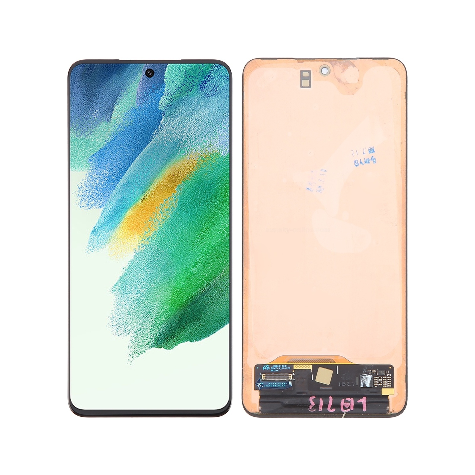 Original Super AMOLED LCD Screen For Samsung Galaxy S21 FE 5G SM-G990B with Digitizer Full Assembly
