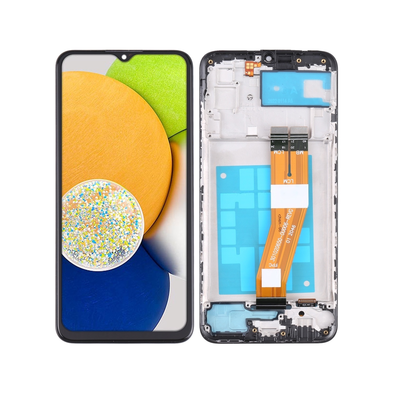 OEM LCD Screen For Samsung Galaxy A03 SM-A035F Digitizer Full Assembly with Frame