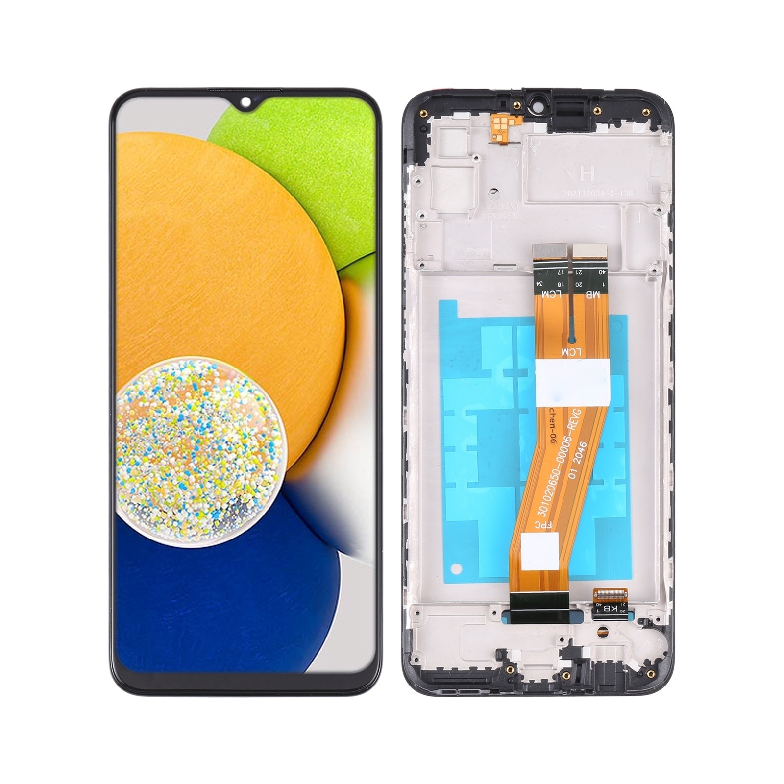 OEM LCD Screen For Samsung Galaxy A03 SM-A035G/A035M Digitizer Full Assembly with Frame