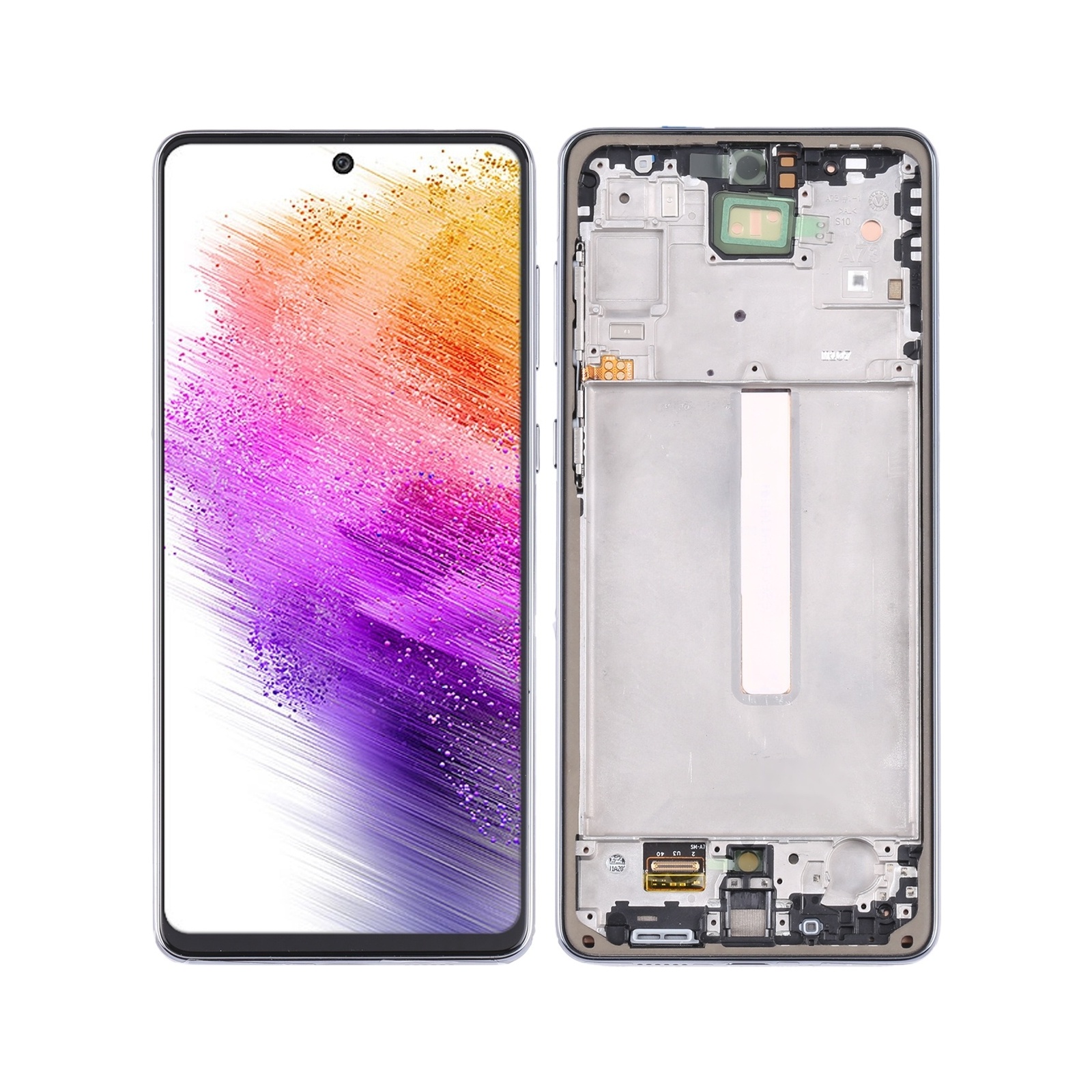Original Super AMOLED LCD Screen For Samsung Galaxy A73 5G SM-A736B Digitizer Full Assembly with Frame