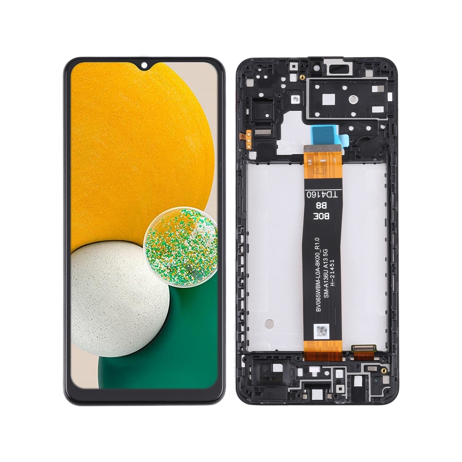 Original LCD Screen For Samsung Galaxy A13 5G SM-A136U Digitizer Full Assembly with Frame