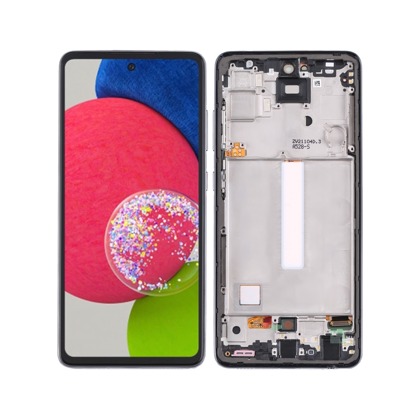 Original Super AMOLED LCD Screen For Samsung Galaxy A52S 5G SM-A528B Digitizer Full Assembly with Frame