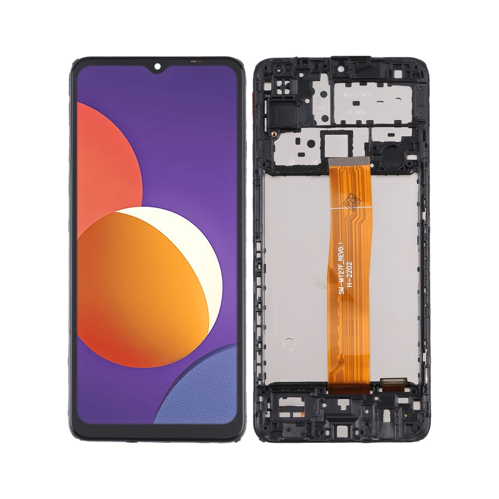 Original LCD Screen For Samsung Galaxy M12 SM-M127 Digitizer Full Assembly with Frame