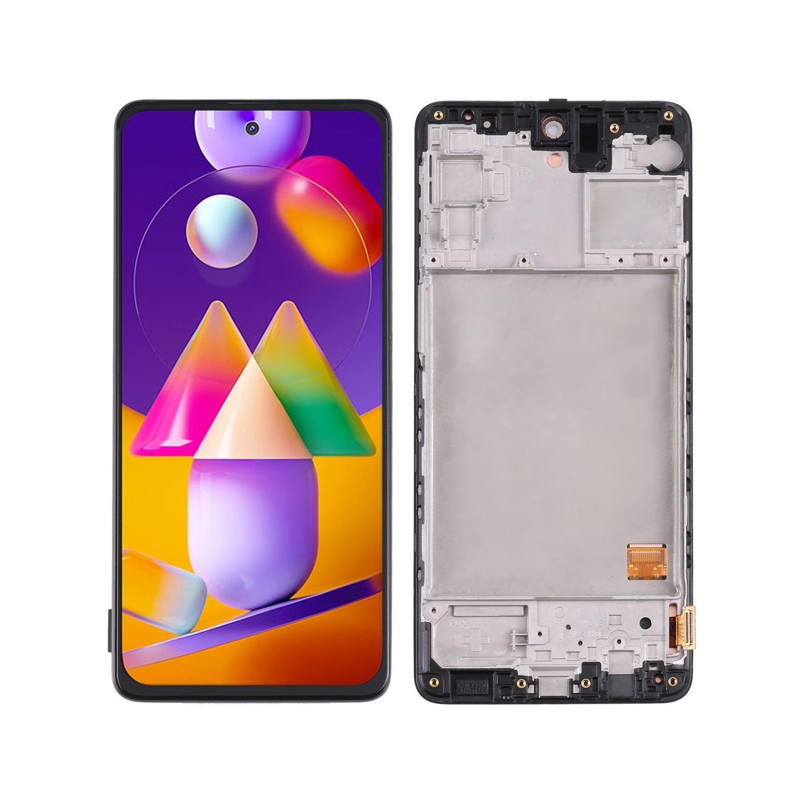Original Super AMOLED LCD Screen For Samsung Galaxy M31s SM-M317 Digitizer Full Assembly with Frame