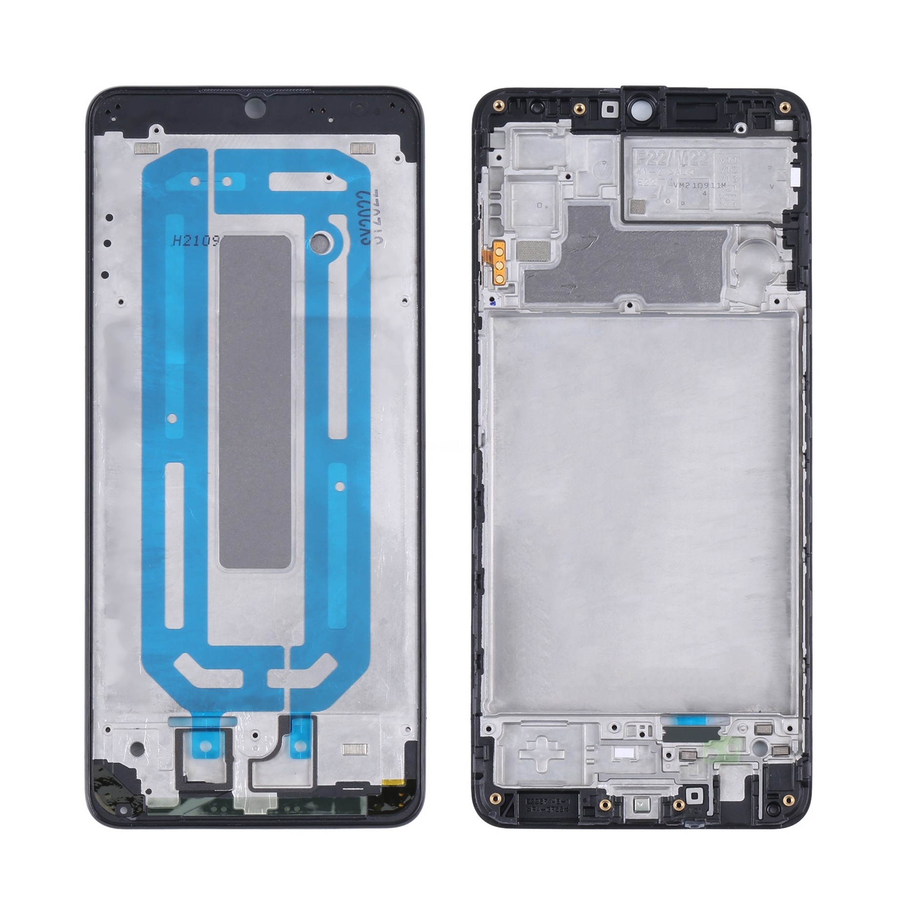 For Samsung Galaxy M22 SM-M225F Front Housing LCD Frame Bezel Plate