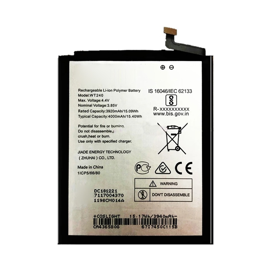 WT240 4000mAh Li-Polymer Battery Replacement For Nokia 3.2 / 2.3 / 3V / C5 Endi