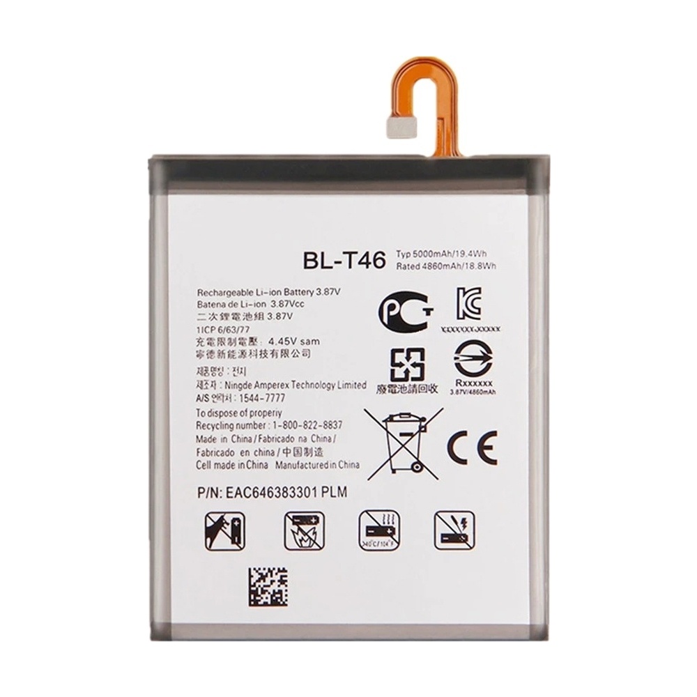 BL-T46 5000mAh For LG V60 ThinQ 5G Li-Polymer Battery Replacement
