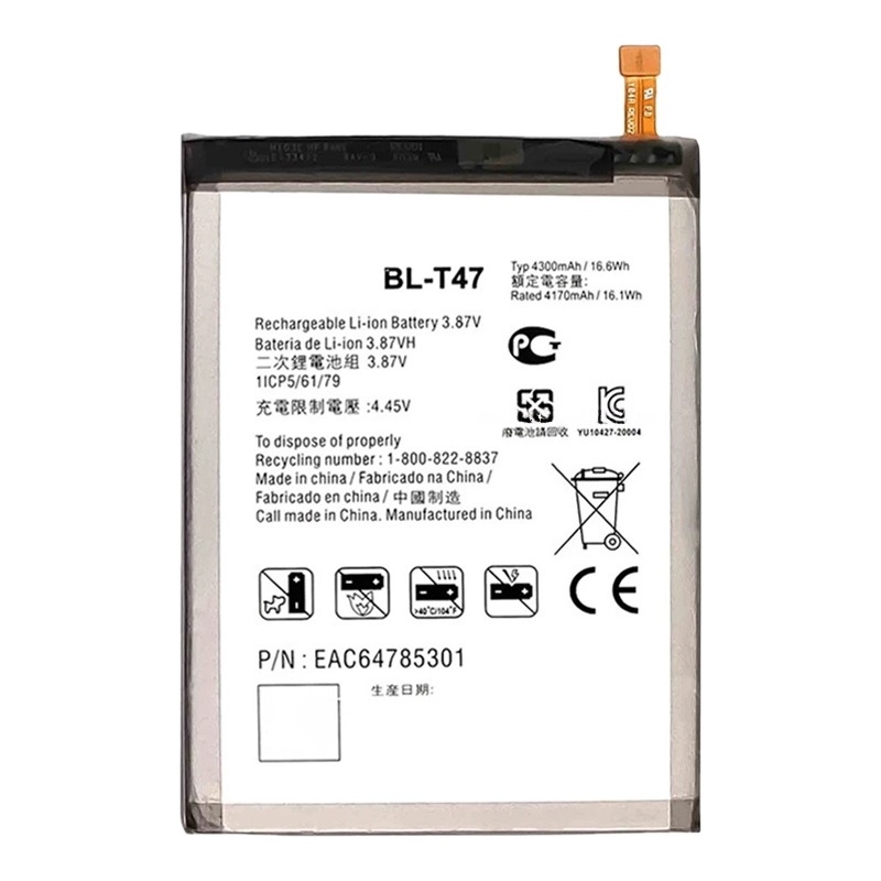 BL-T47 4300mAh For LG Velvet 5G Li-Polymer Battery Replacement