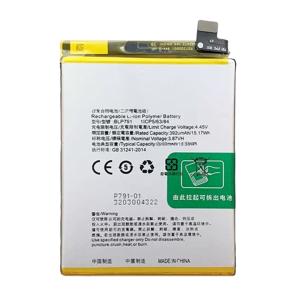 BLP791 For OPPO Reno4 4G Li-Polymer Battery Replacement