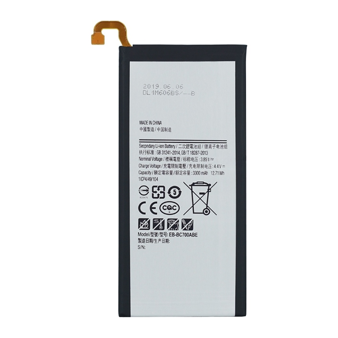 EB-BC700ABE 3300mAh For Samsung Galaxy C7 Li-Polymer Battery Replacement
