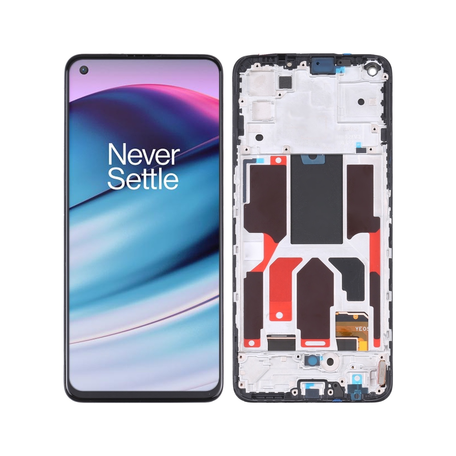 Original LCD Screen For Oneplus Nord CE 5G Digitizer Full Assembly with Frame