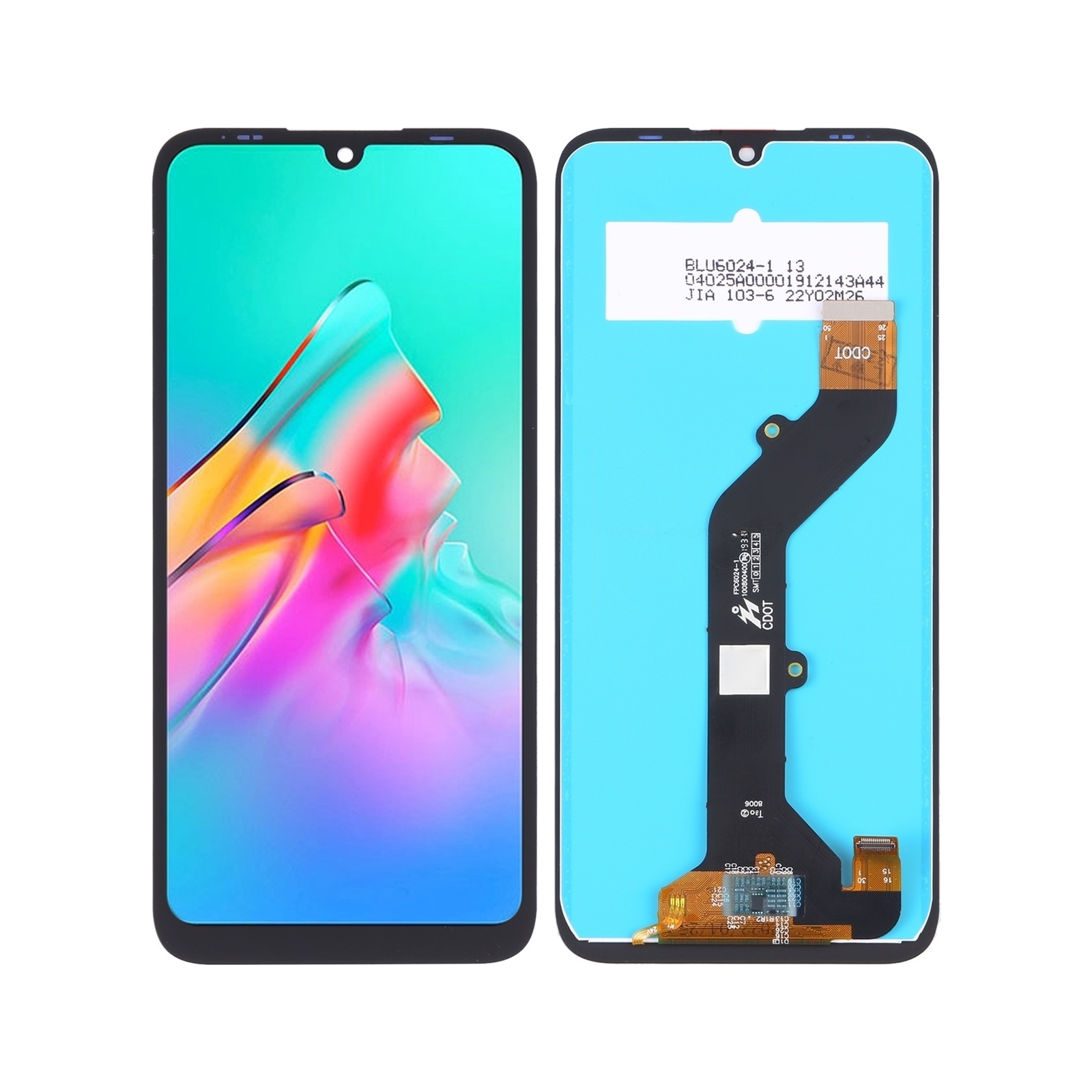 OEM LCD Screen For Tecno Pop 6 BE7 with Digitizer Full Assembly