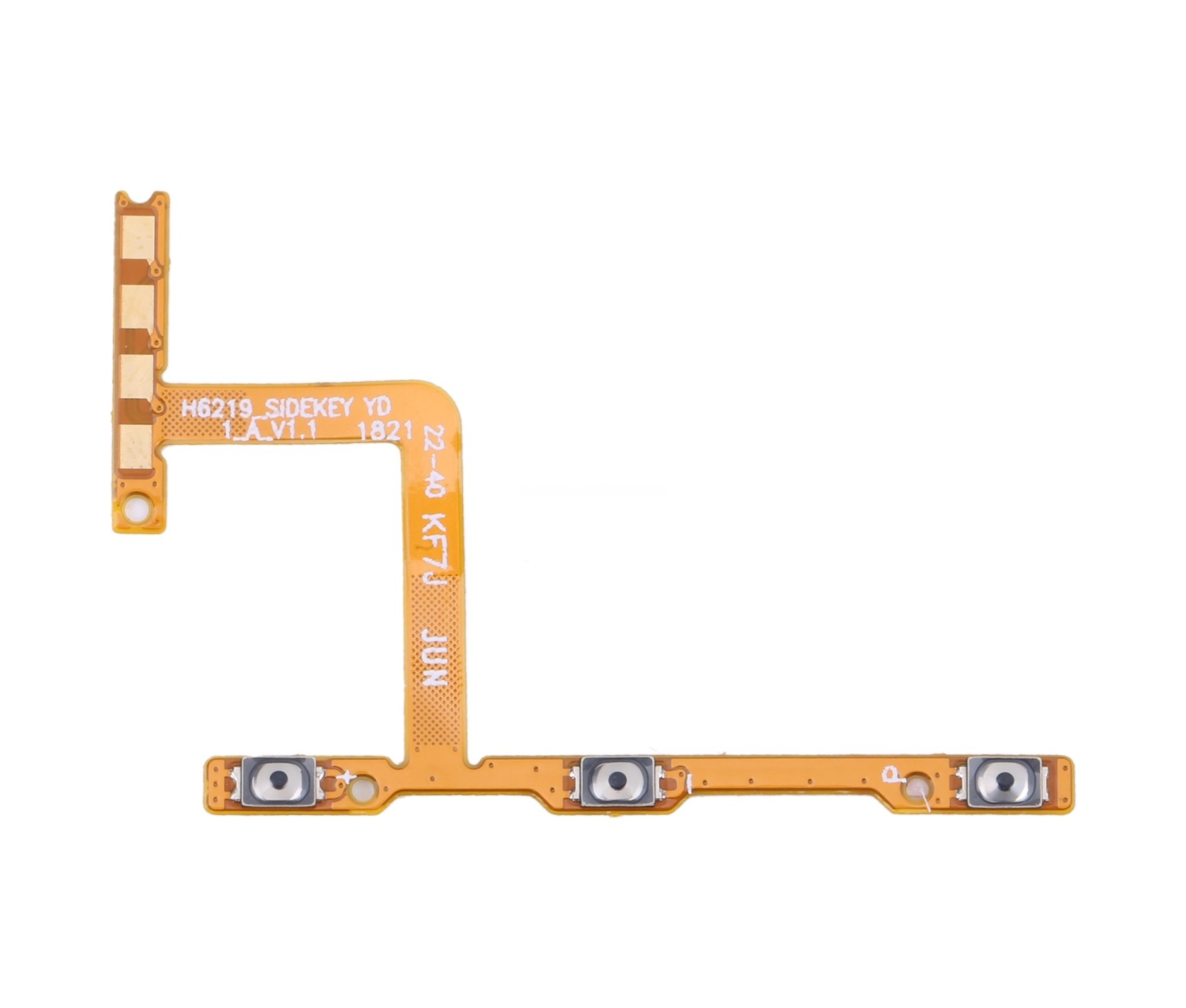 For Infinix Hot 10T X689C OEM Power Button & Volume Button Flex Cable