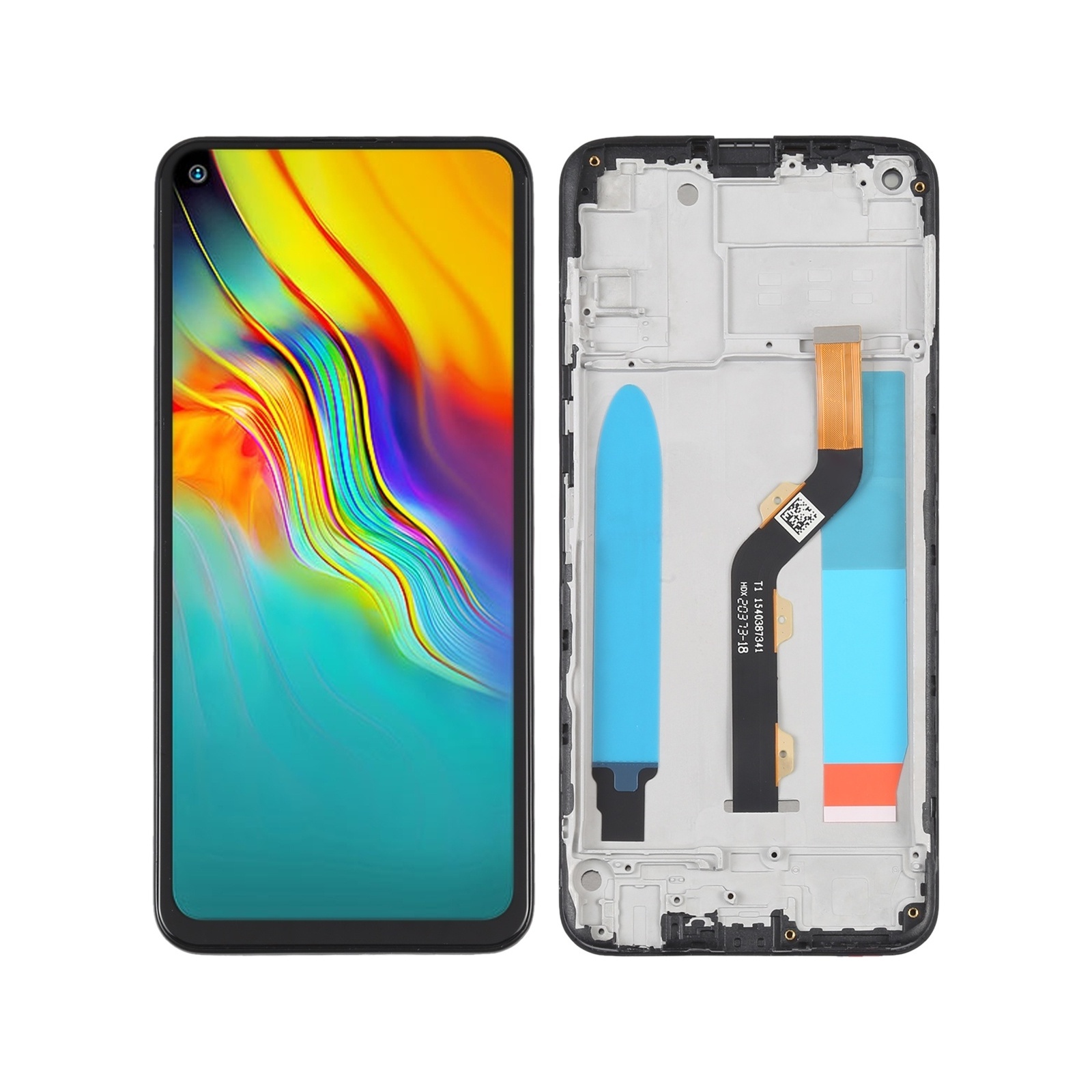 OEM LCD Screen For infinix Hot 9 / Hot 9 Pro X655 Digitizer Full Assembly with Frame