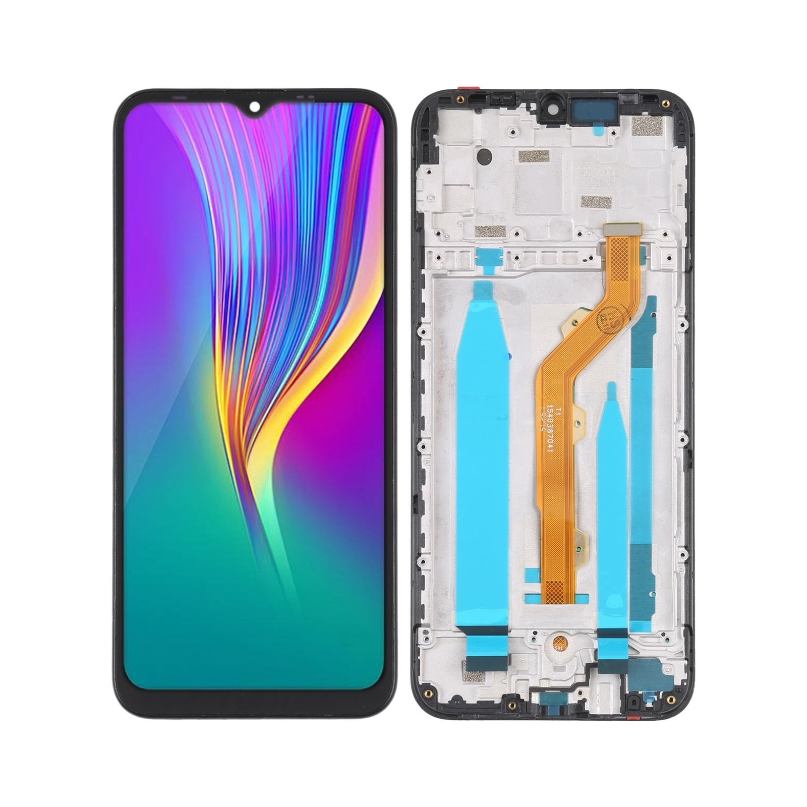 OEM LCD Screen For infinix Smart 4 / 4C X653 Digitizer Full Assembly with Frame