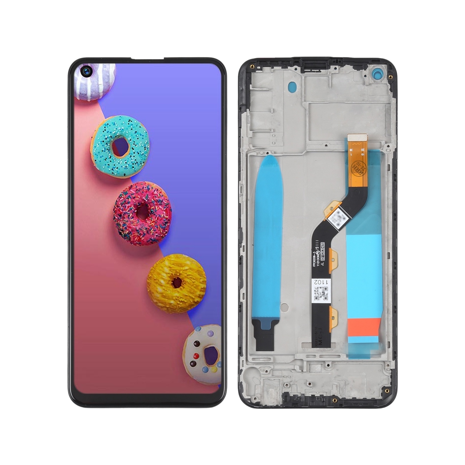 OEM LCD Screen For infinix S5 / S5 Lite X652 Digitizer Full Assembly with Frame