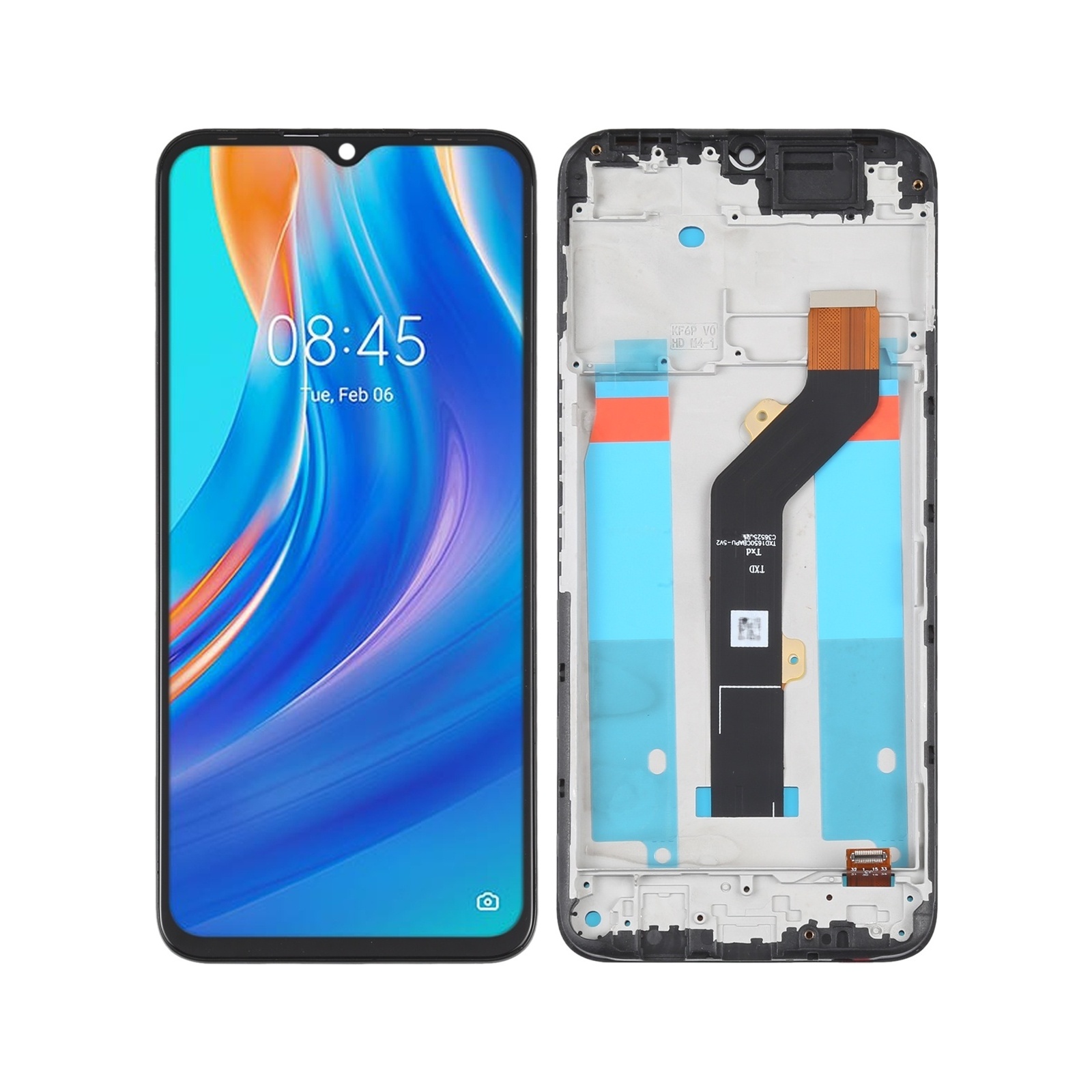 OEM LCD Screen For Tecno Spark 7 Digitizer Full Assembly with Frame