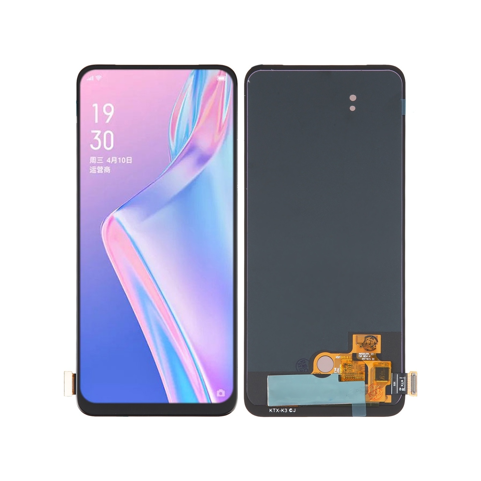 OLED LCD Screen For OPPO K3 / Reno2 F / Reno2 Z / Realme X with Digitizer Full Assembly