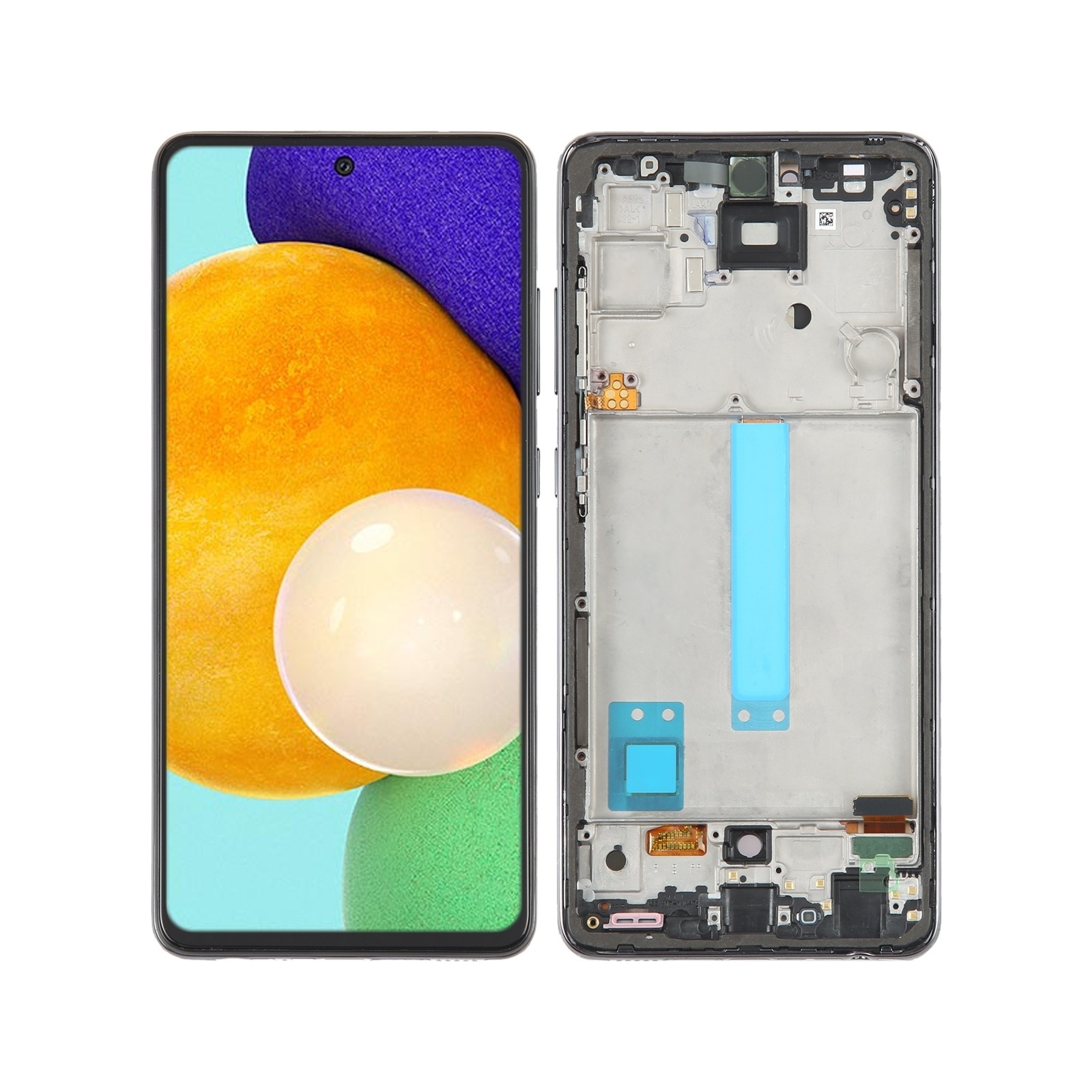 6.33 inch OLED LCD Screen for Samsung Galaxy A52 5G SM-A526 Digitizer Full Assembly with Frame(Black)