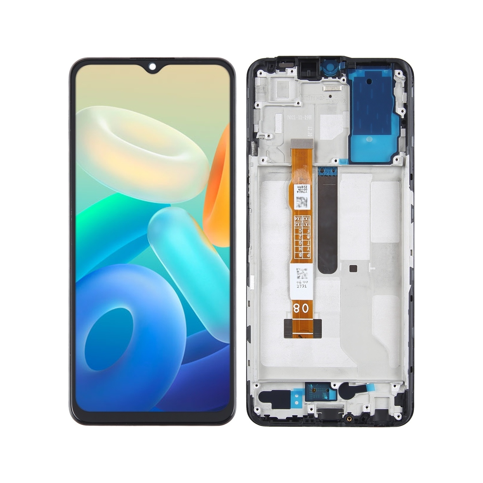 OEM LCD Screen For vivo Y74s / Y76s Digitizer Full Assembly With Frame