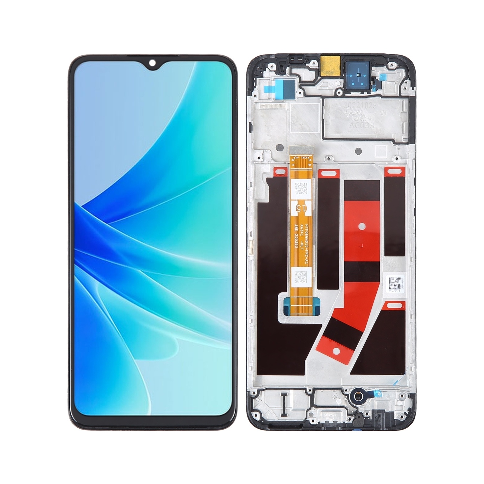 OEM LCD Screen For OPPO A57 4G Digitizer Full Assembly With Frame