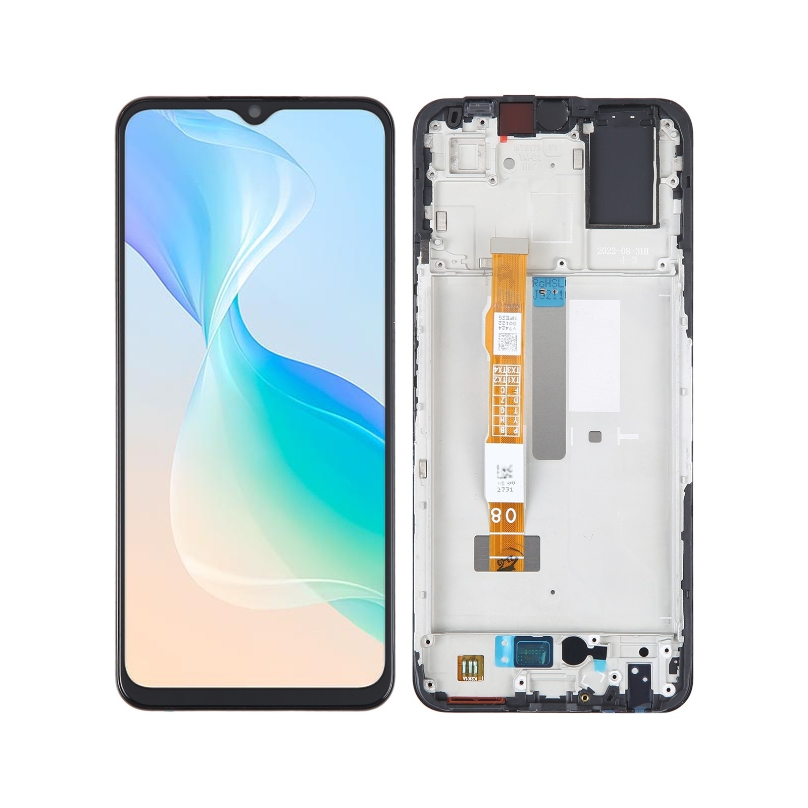 OEM LCD Screen For vivo Y33S Digitizer Full Assembly With Frame