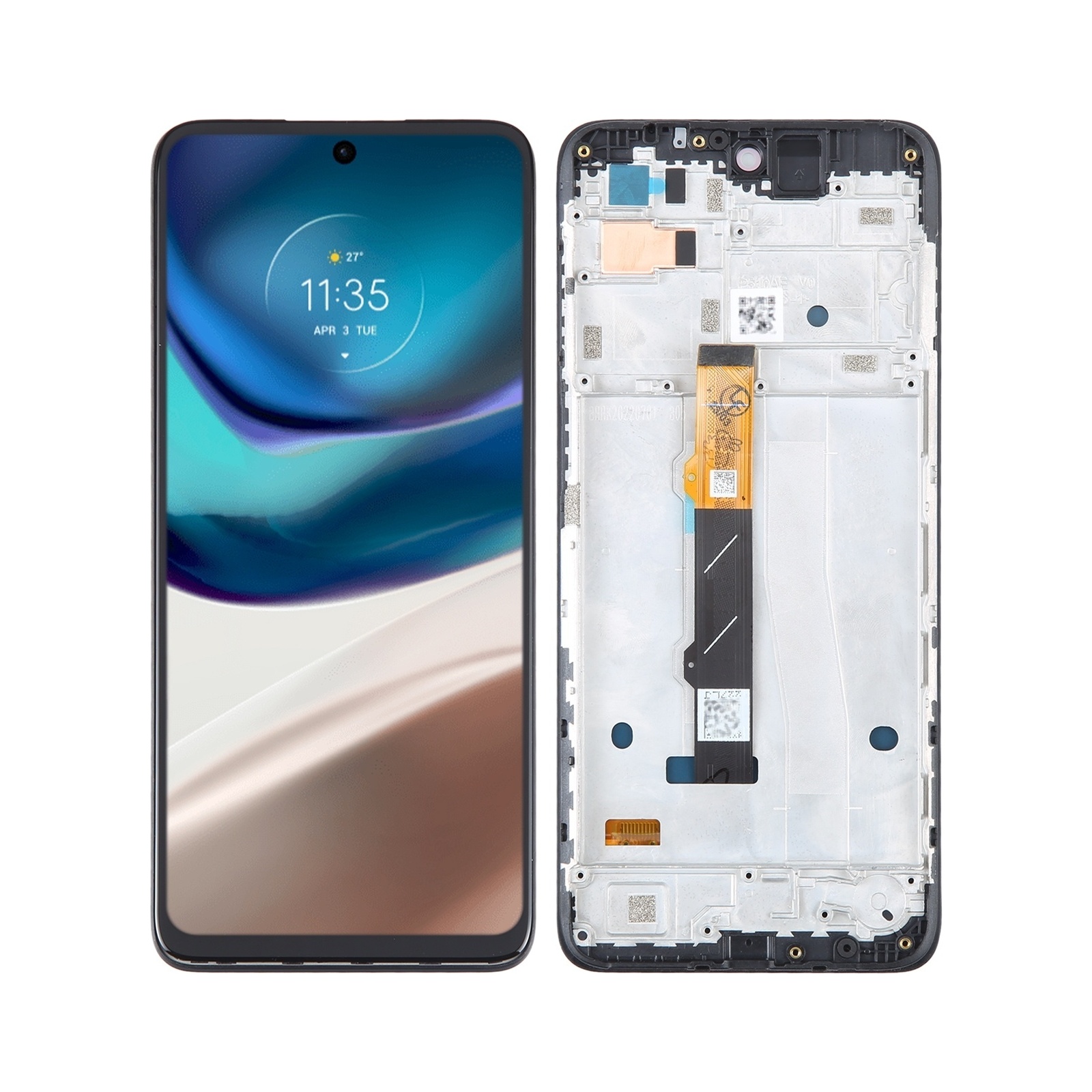Original LCD Screen For Motorola Moto G42 Digitizer Full Assembly With Frame