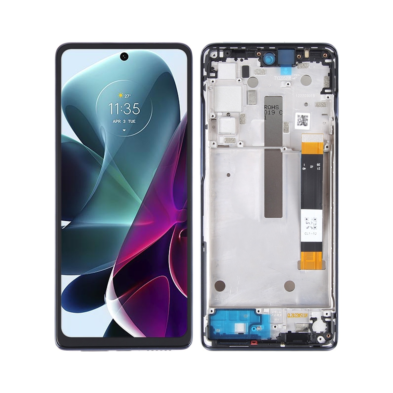 OEM LCD Screen For Motorola Moto G200 / Edge S30 Digitizer Full Assembly With Frame