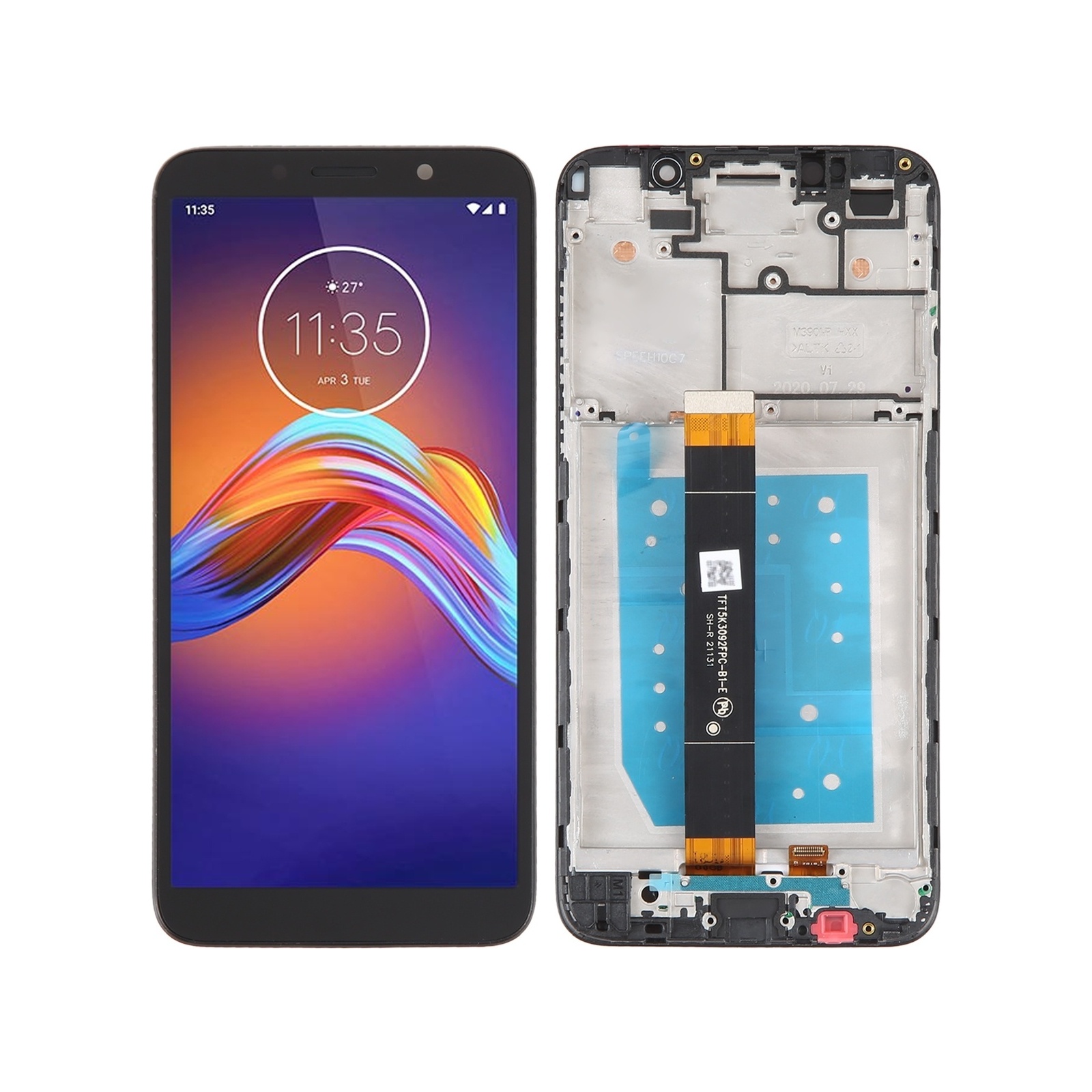 Original LCD Screen For Motorola Moto E6 Play Digitizer Full Assembly With Frame