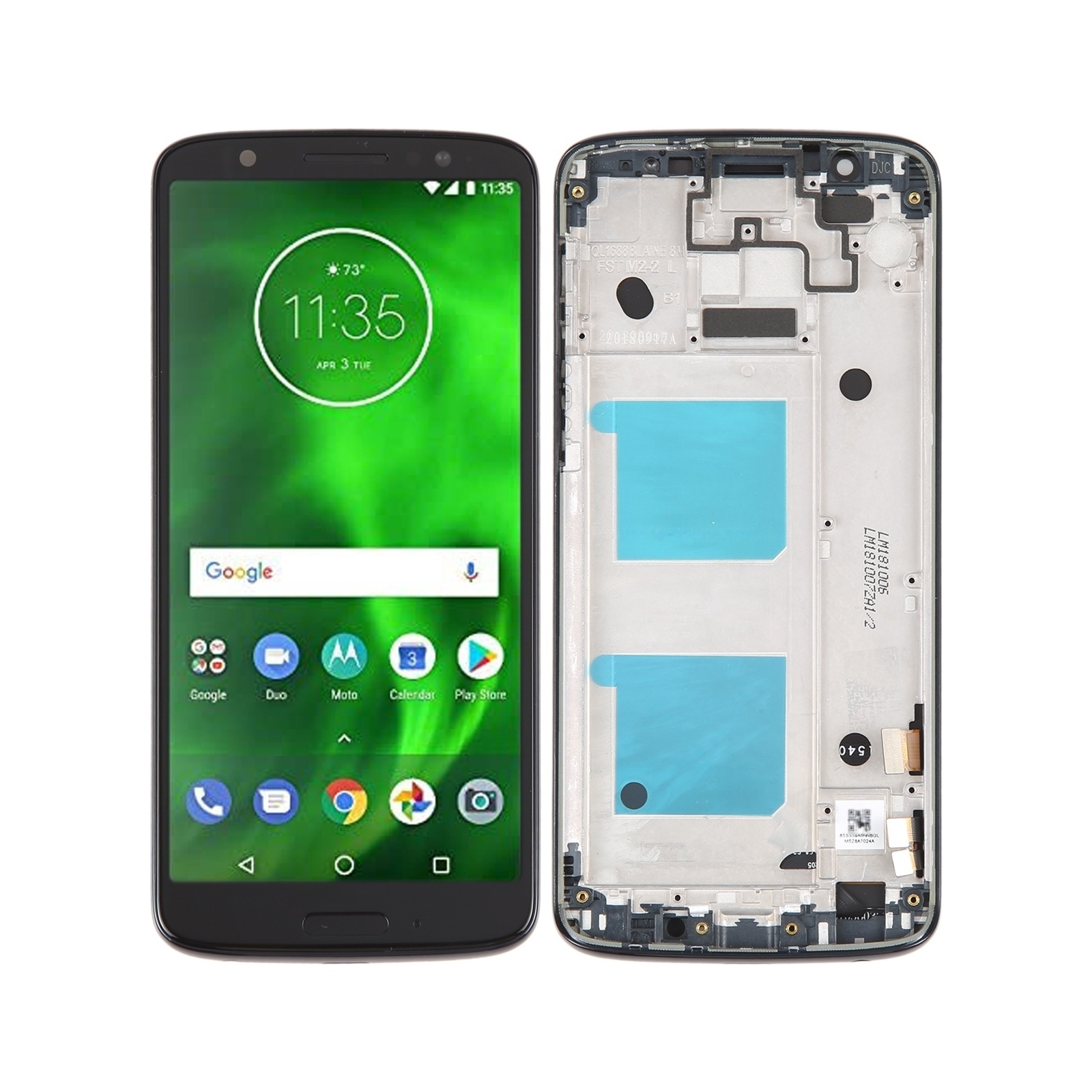Original LCD Screen For Motorola Moto G6 Digitizer Full Assembly With Frame