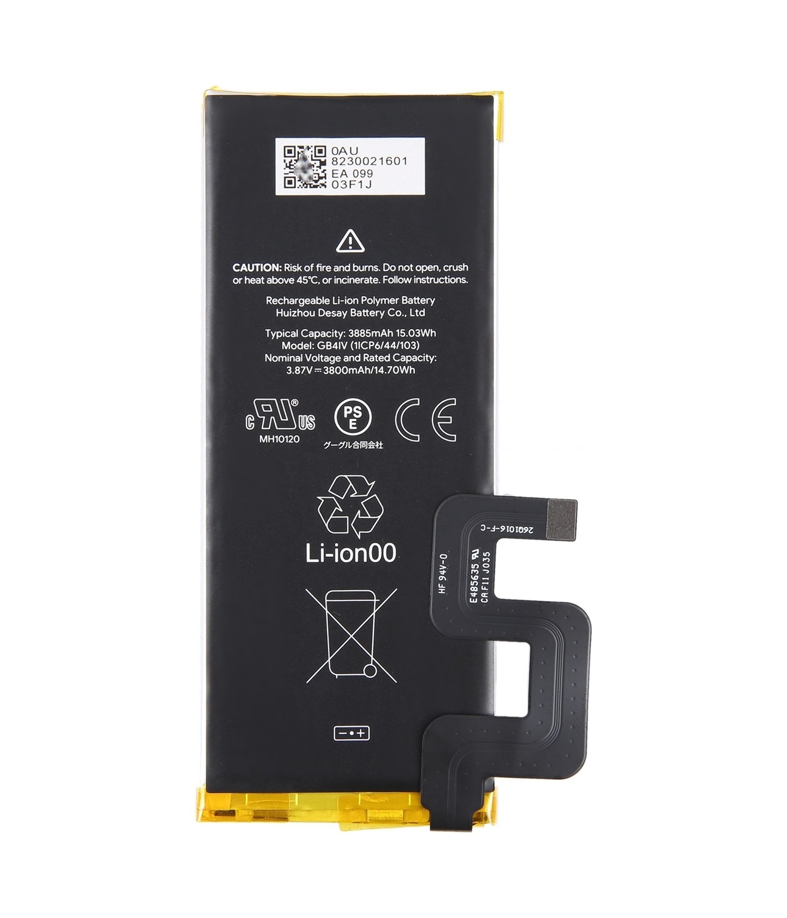 For Google GB4IV 3885mAh Battery Replacement