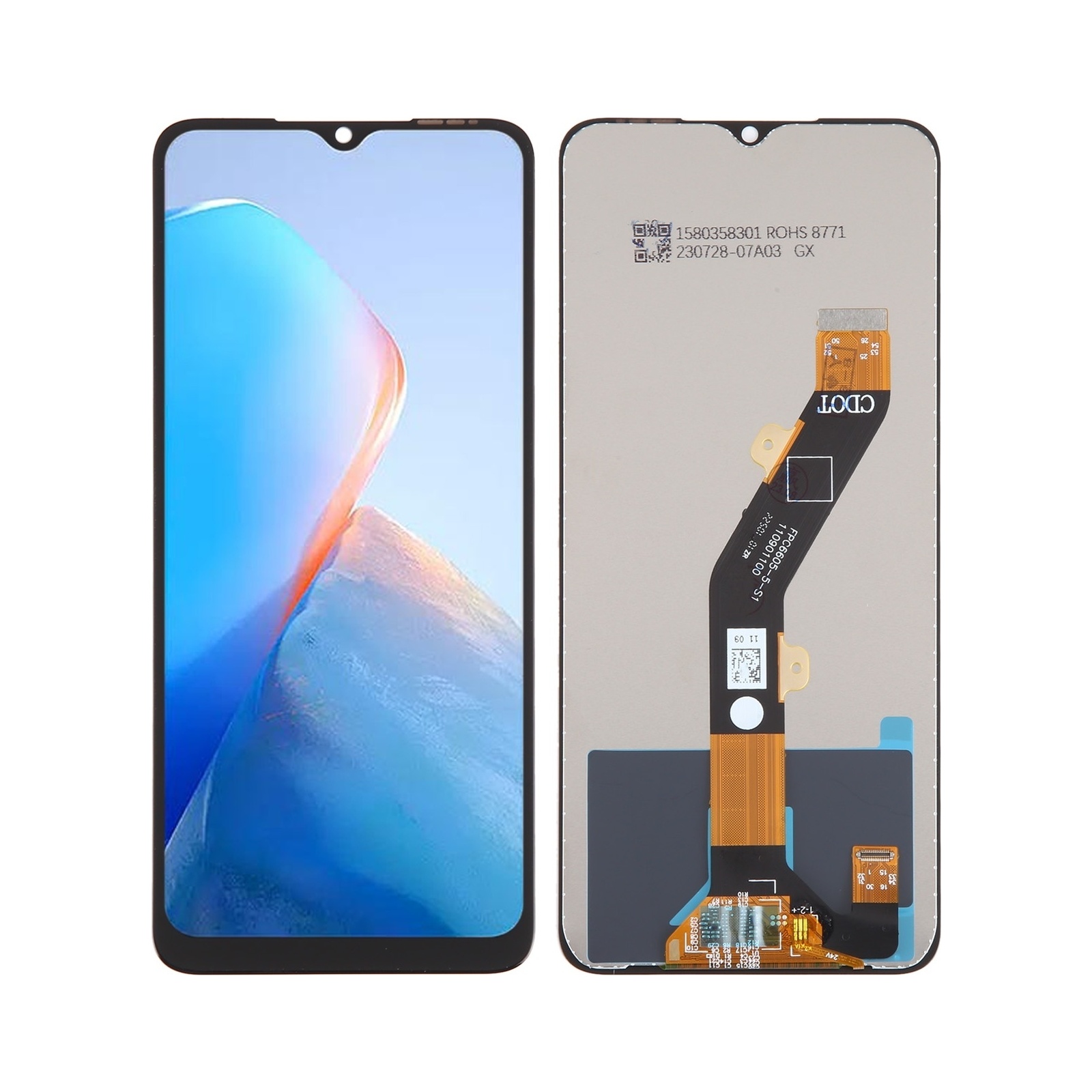 OEM LCD Screen For Infinix Smart 7 HD X6516 with Digitizer Full Assembly