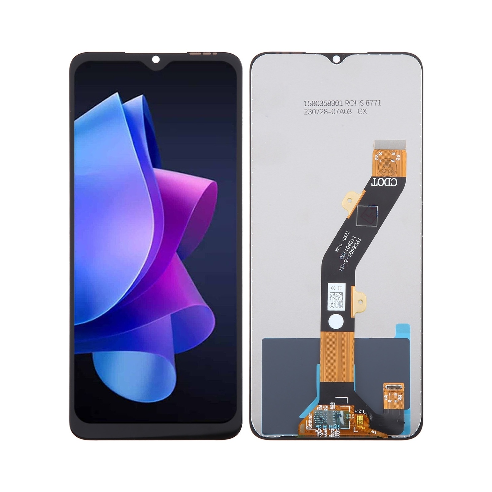 OEM LCD Screen For Tecno Spark Go 2023 with Digitizer Full Assembly