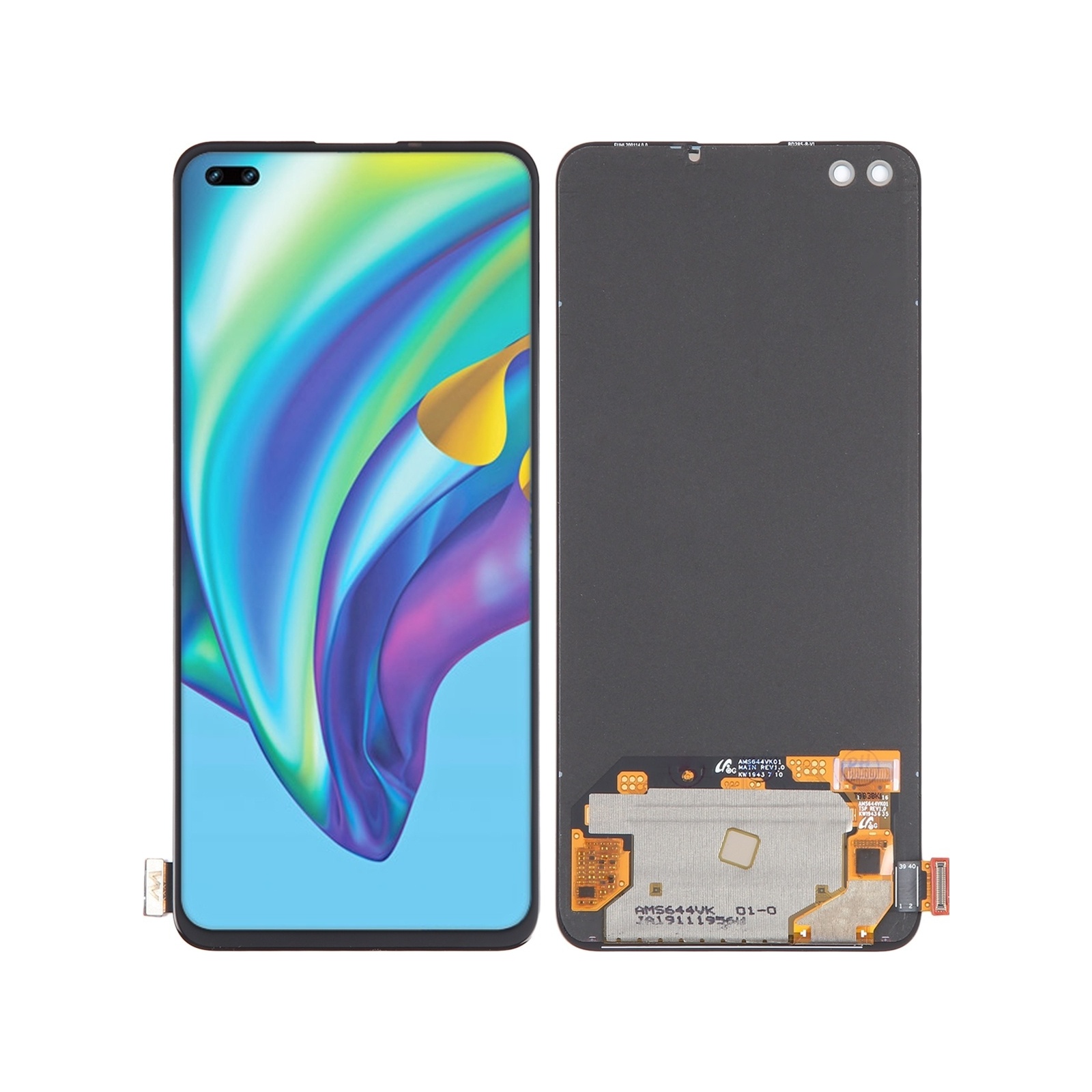 Original Super AMOLED LCD Screen For OPPO Reno4 Lite with Digitizer Full Assembly