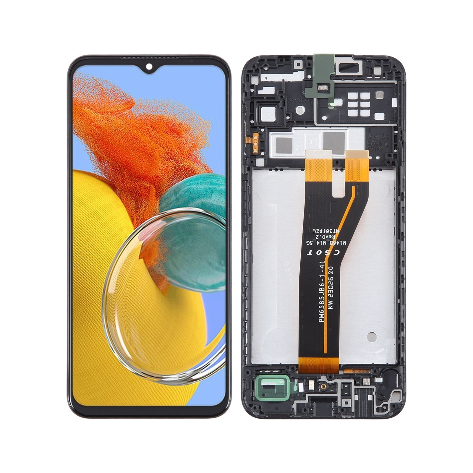 For Samsung Galaxy M14 SM-M146B Original LCD Screen Digitizer Full Assembly with Frame